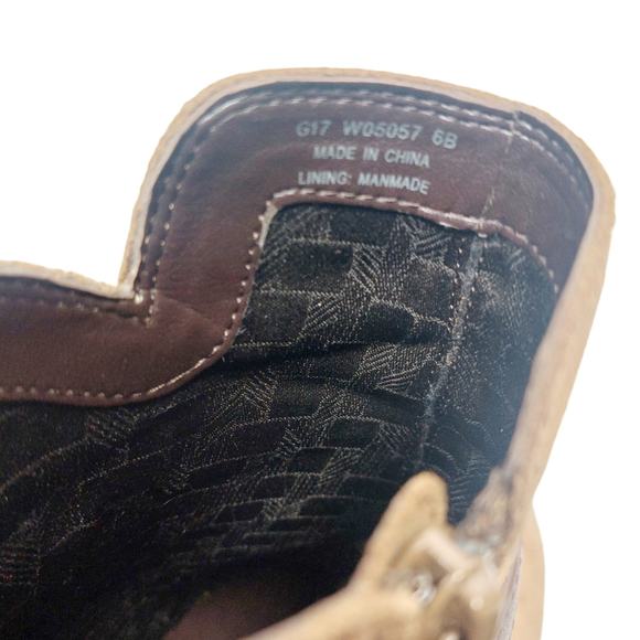 Cole Haan Hayes Leather strap Suede Booties - Picture 8 of 8